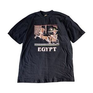 Vintage made in Egypt cotton graphic tee